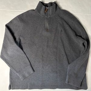 Polo Ralph Lauren Boys Sz XL Long Sleeve Dark Grey Pullover Sweater Gorpcore